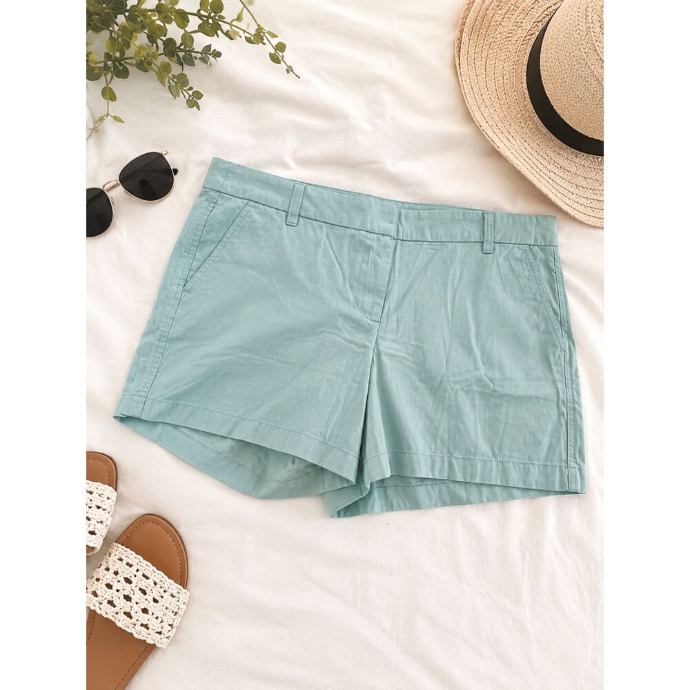 J.Crew Factory Mint Green Chino Shorts | Size 12 | NWT | Classic Summer Shorts